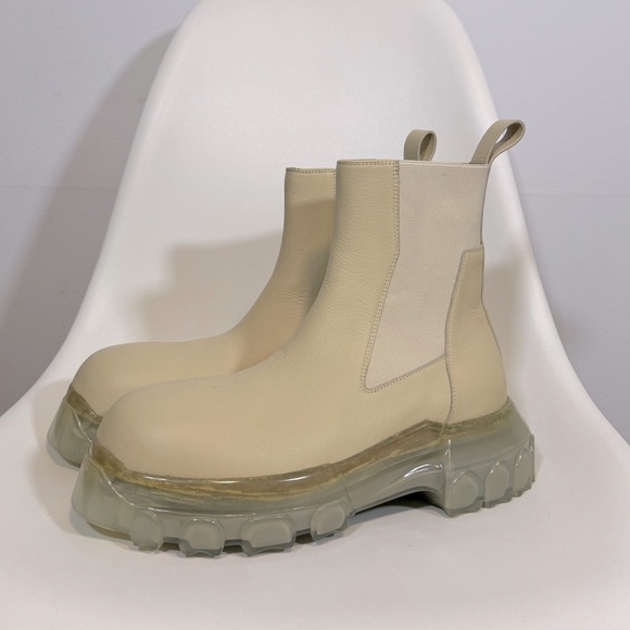 Rick Owens Shoes - Rick Owens / Beatle Bozo Tractor Chelsea Boots / 40